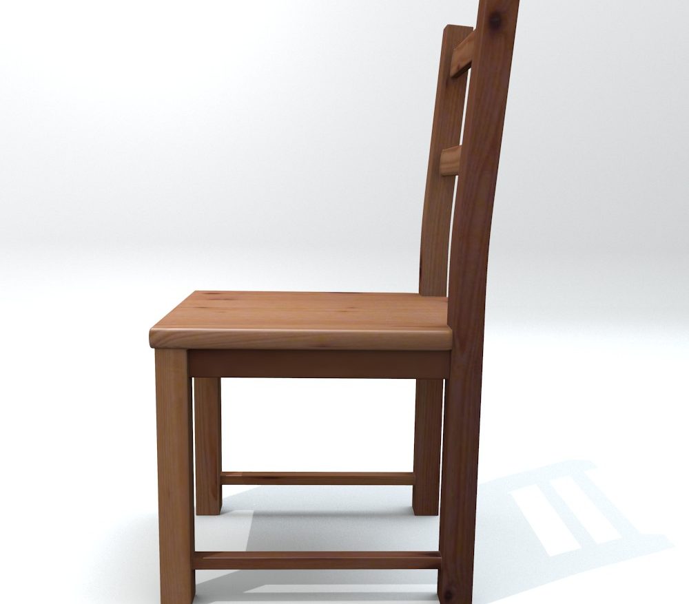 ikea side chair ivar 3d model fbx blend dae obj 118058