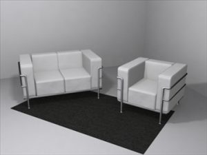 Le Corbusier Furniture 3d Model Flatpyramid