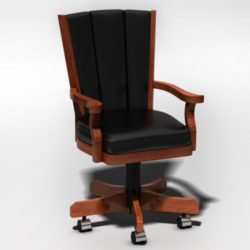 leather executive chair 3d model 3ds max c4d lwo ma mb obj 114601