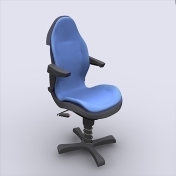 office chair – model #3 3d model 3ds max 109249