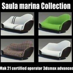 saula marina collection 3d model 3ds max fbx obj 91791