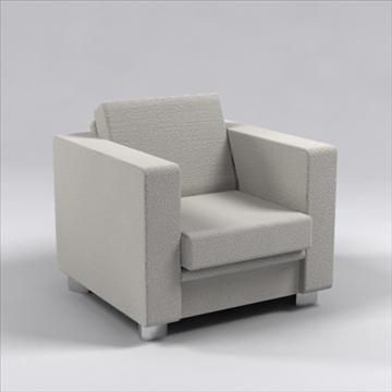 senza chair 3d model 3ds max dxf 96225