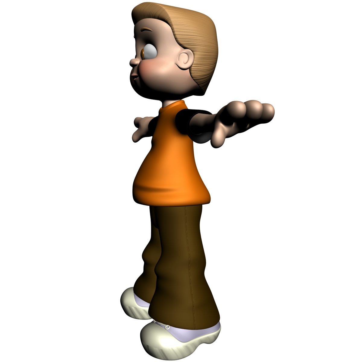cartoon model 3d free 3D  Rigged  Model Cartoon Boy FlatPyramid