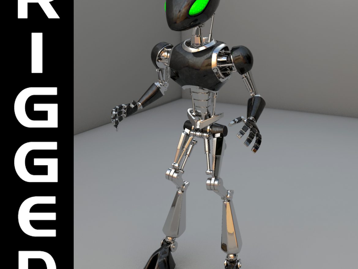 cpkb robot rigged 3d model 3ds max fbx blend obj 119272