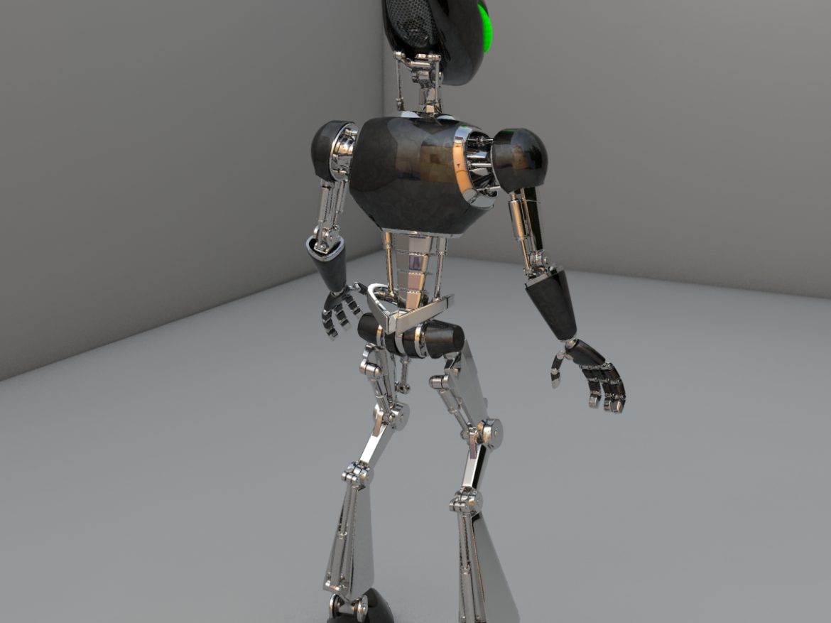cpkb robot rigged 3d model 3ds max fbx blend obj 119274