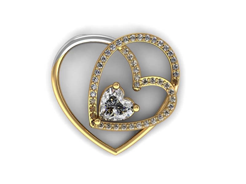 diamond pendant 003 3d model 3dm 156997
