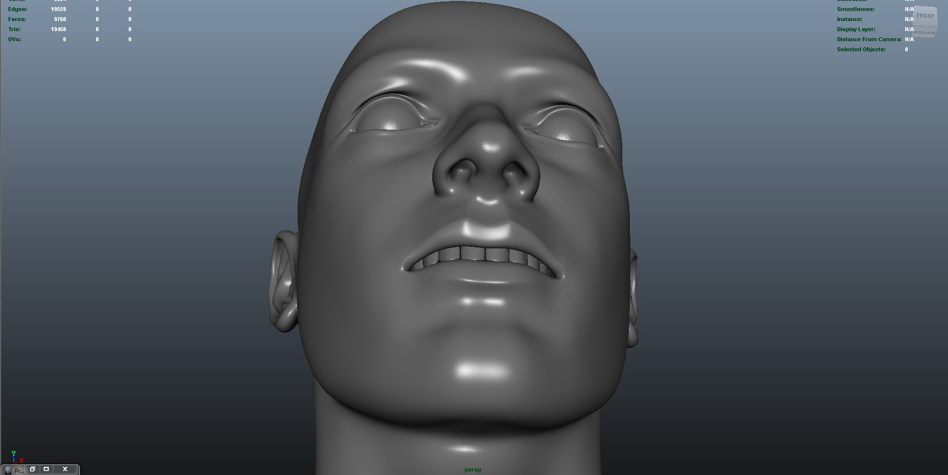 face 3d model fbx dae ma mb obj 153302