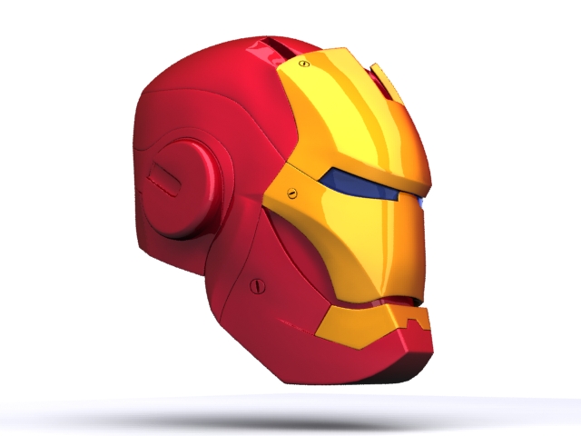 iron man helmet 3d model max fbx obj 157879