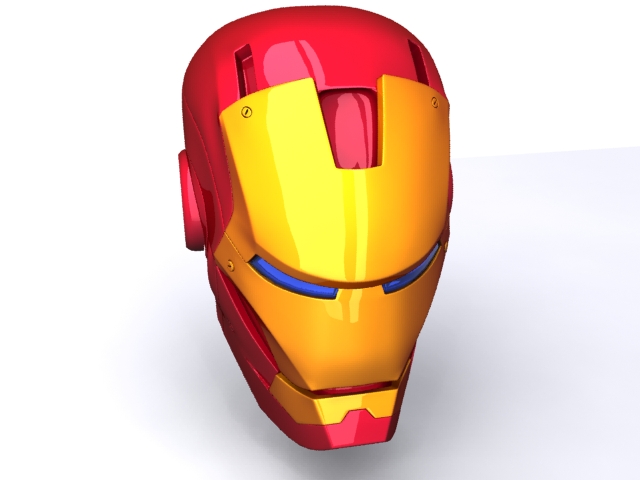 iron man helmet 3d model max fbx obj 157881