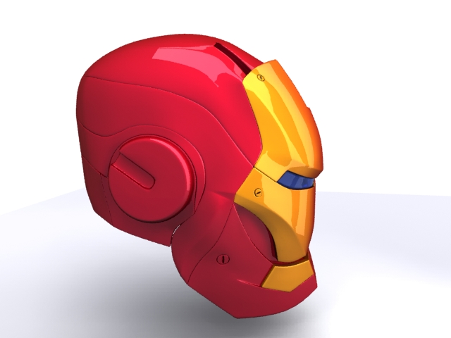 iron man helmet 3d model max fbx obj 157882