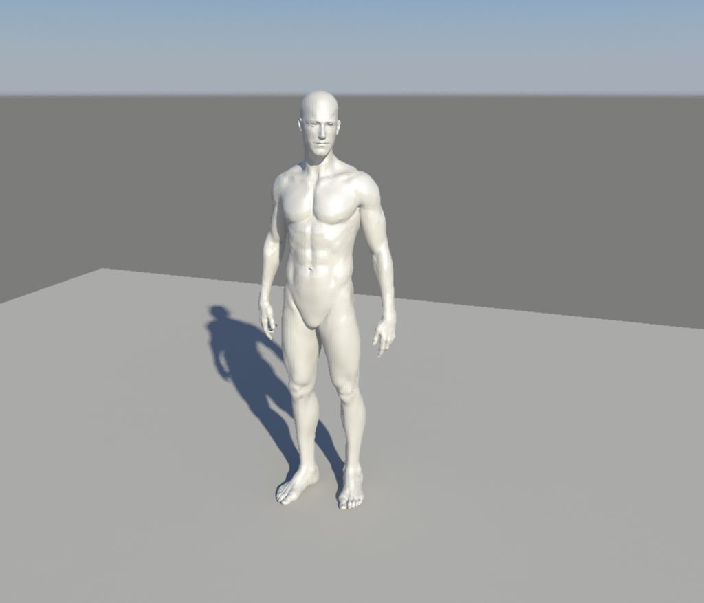 nude male character 3d model ma mb obj 155369