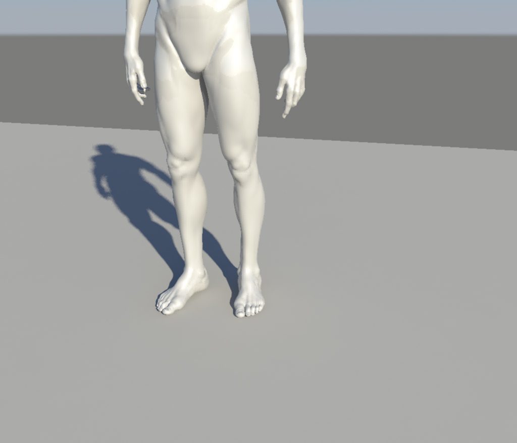 nude male character 3d model ma mb obj 155371