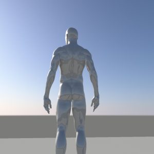 Nude Male Character 3D Model - FlatPyramid