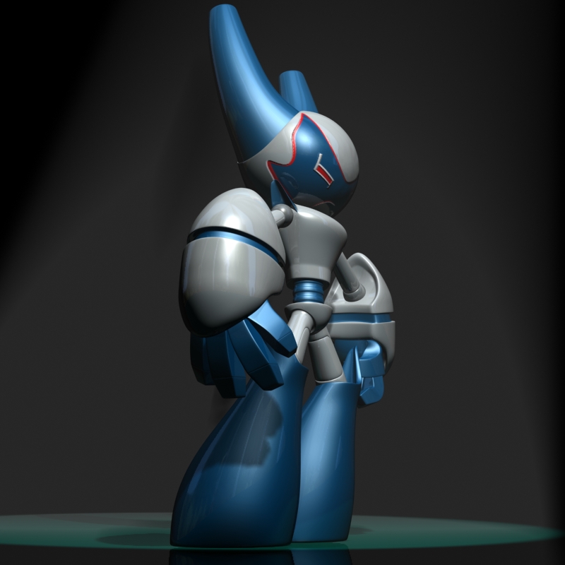 robotboy cartoon robot character 3d model 3ds max fbx lwo obj 139791