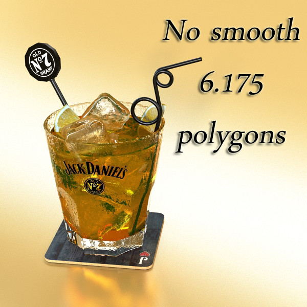 whiskey glass 3d model 3ds max fbx obj 135911