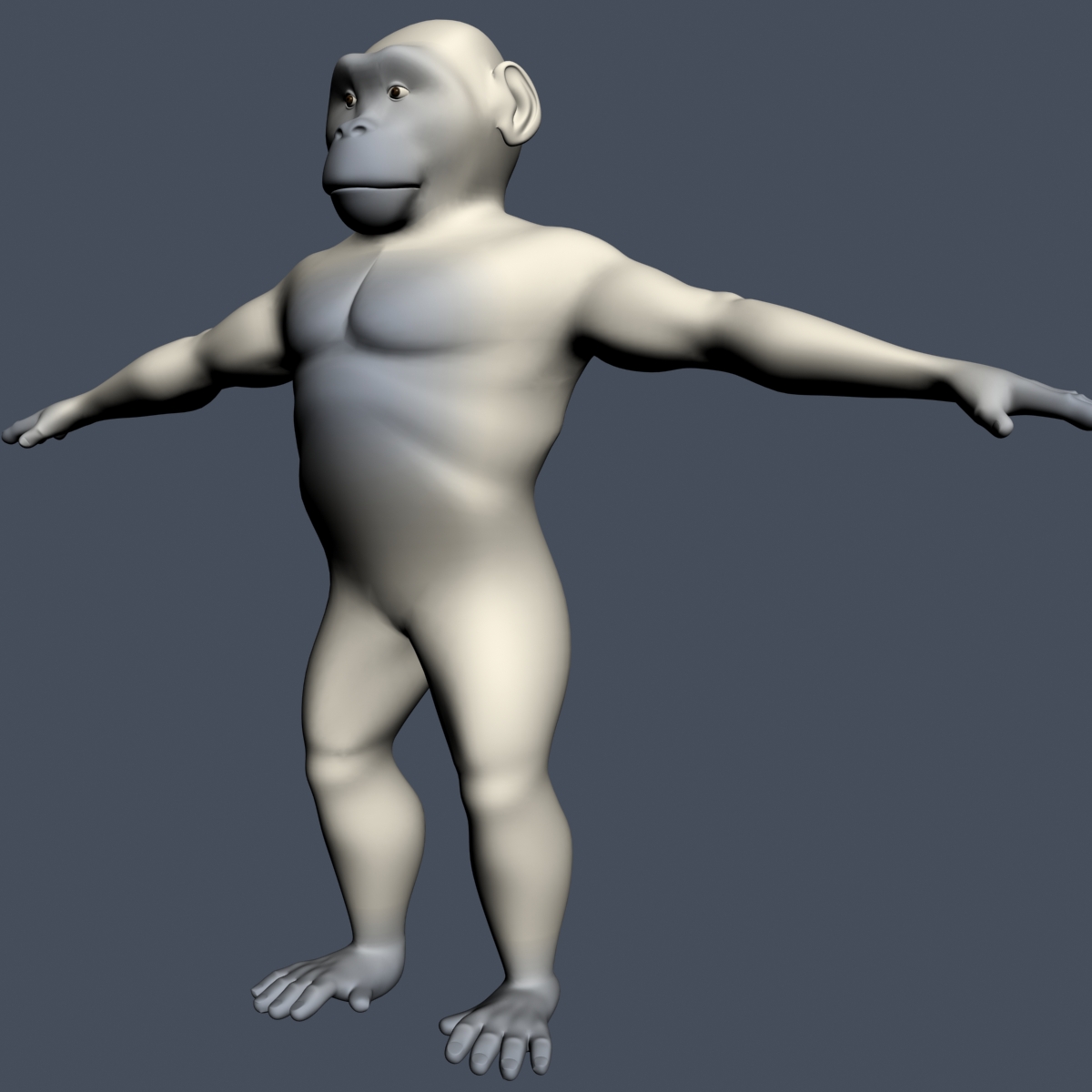 yeti character rigged 3d model 3ds max fbx  obj 163693