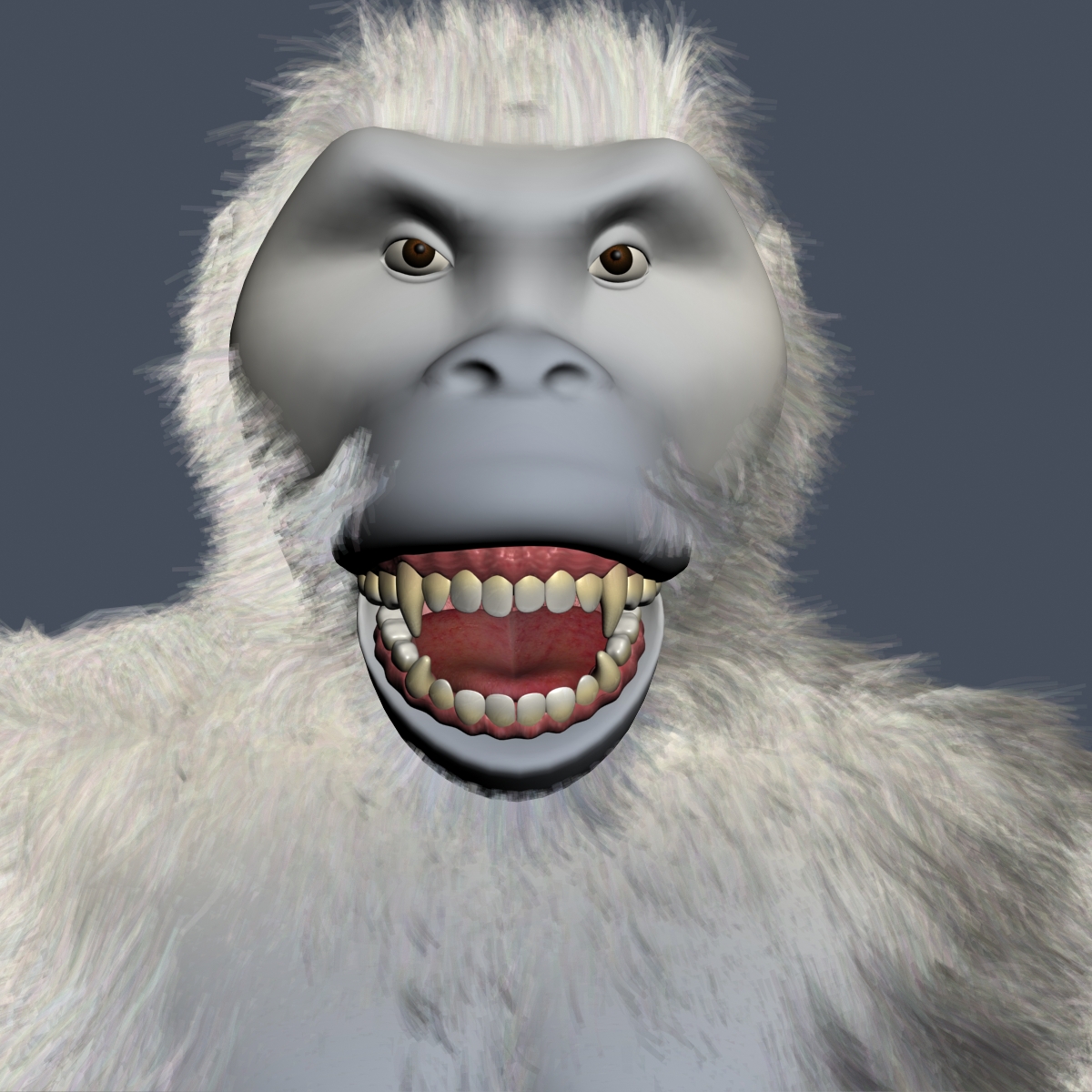 Yeti Character Rigged 3d Model Flatpyramid