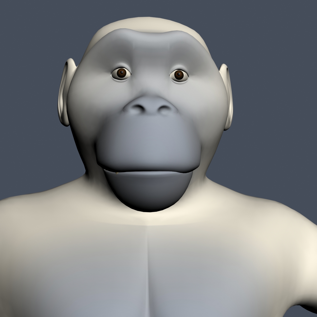 yeti character rigged 3d model 3ds max fbx  obj 163699