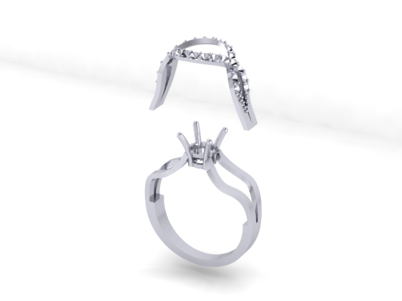 jewelry wedding ring 2 3d model 153991