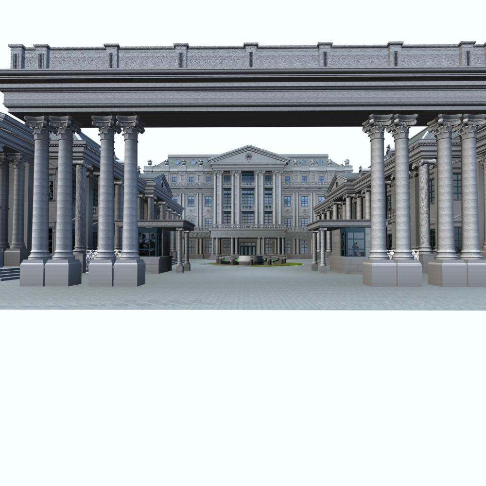 architecture 020 3d model 3ds max 141639