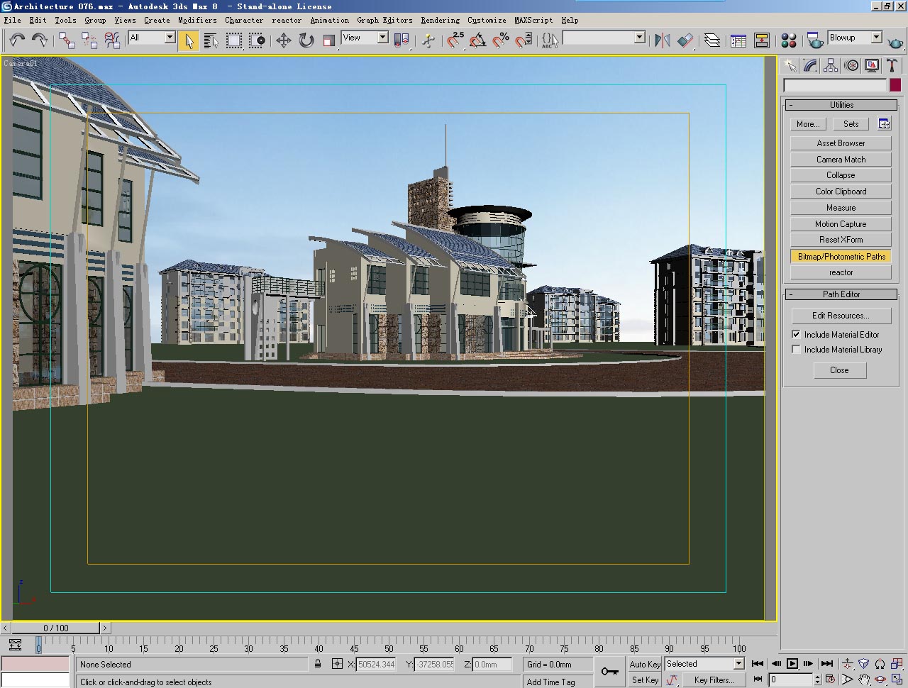architecture 076 3d model max psd 142262