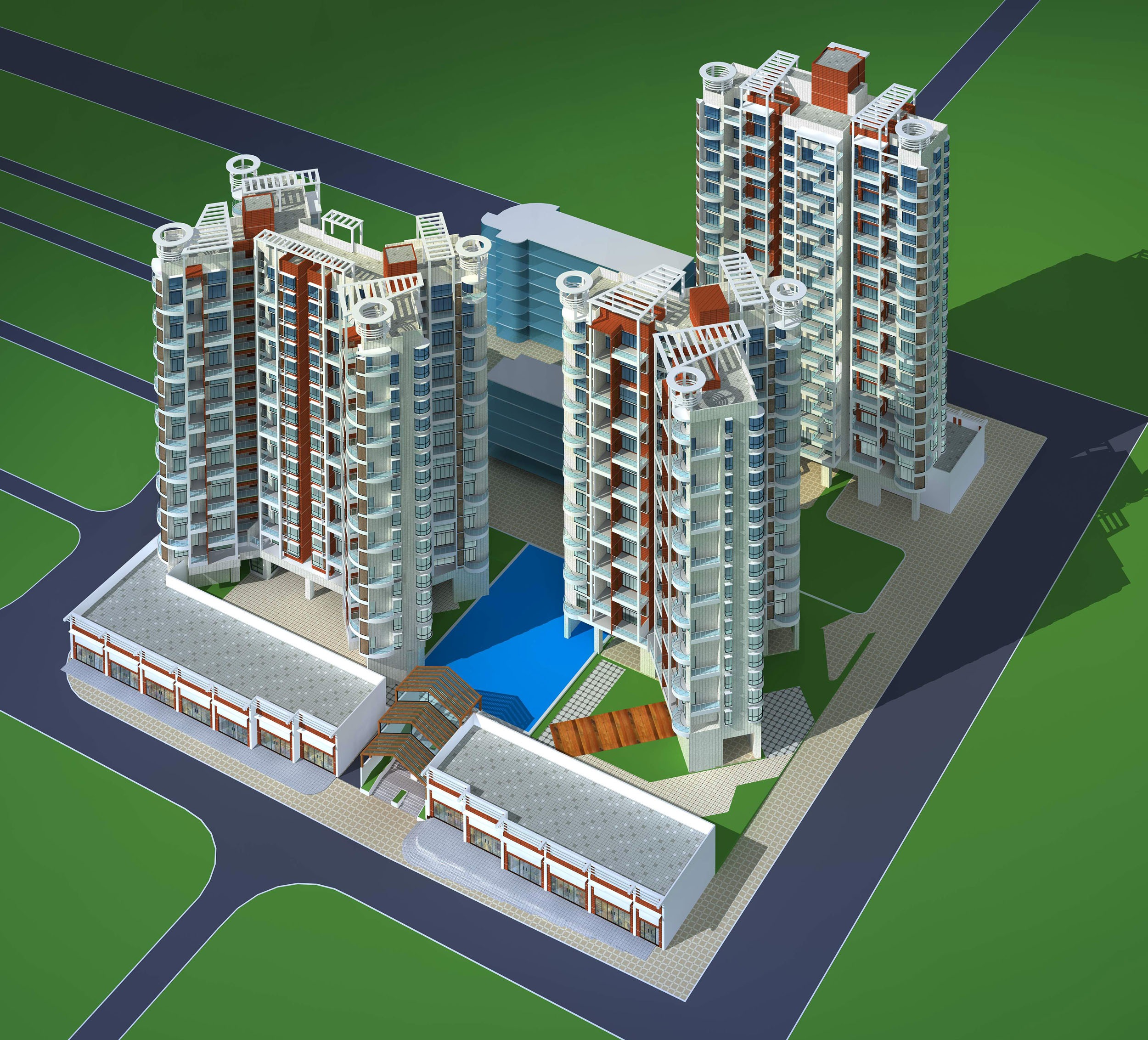 architecture 265 3d model 3ds max 143978
