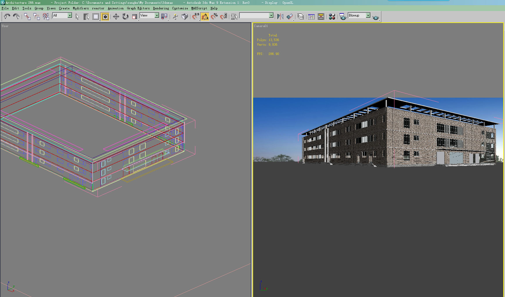 architecture 266 3d model max 143907