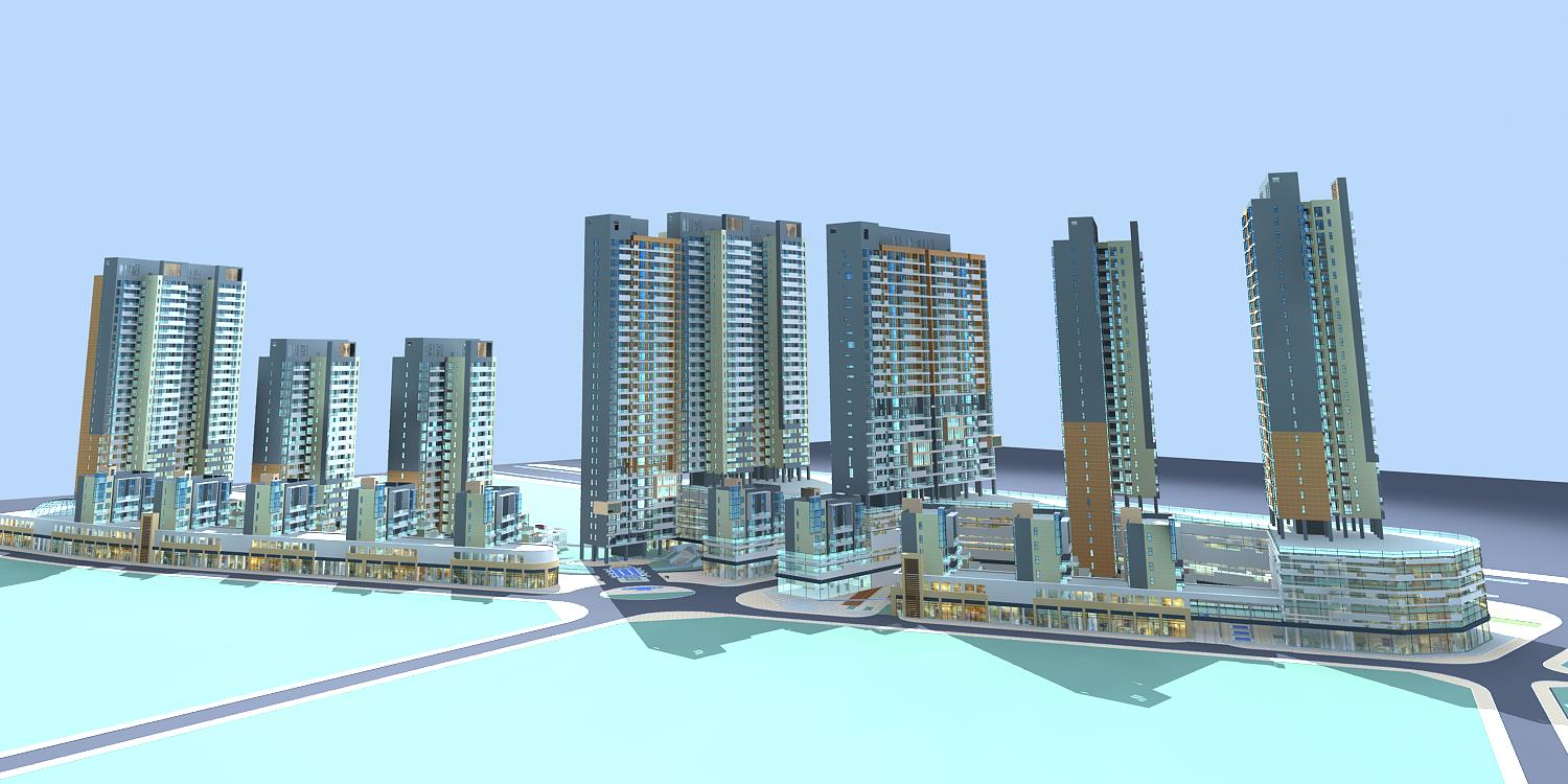 architecture 292 3d model 3ds max 144086