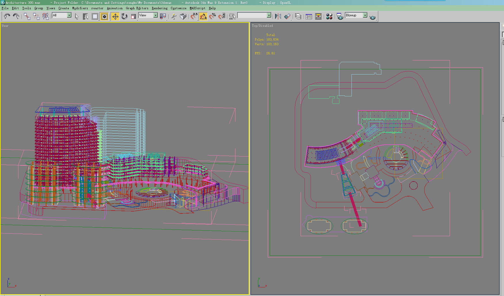 architecture 300 3d model 3ds max 144119
