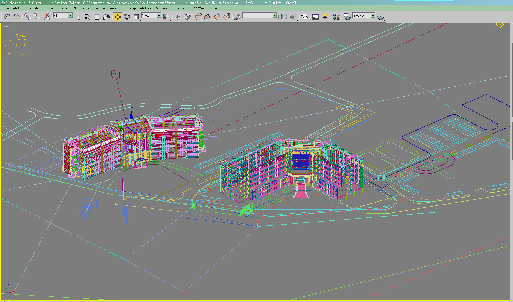 architecture 310 3d model 3ds 144157
