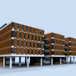 architecture 345 3d model max 144412