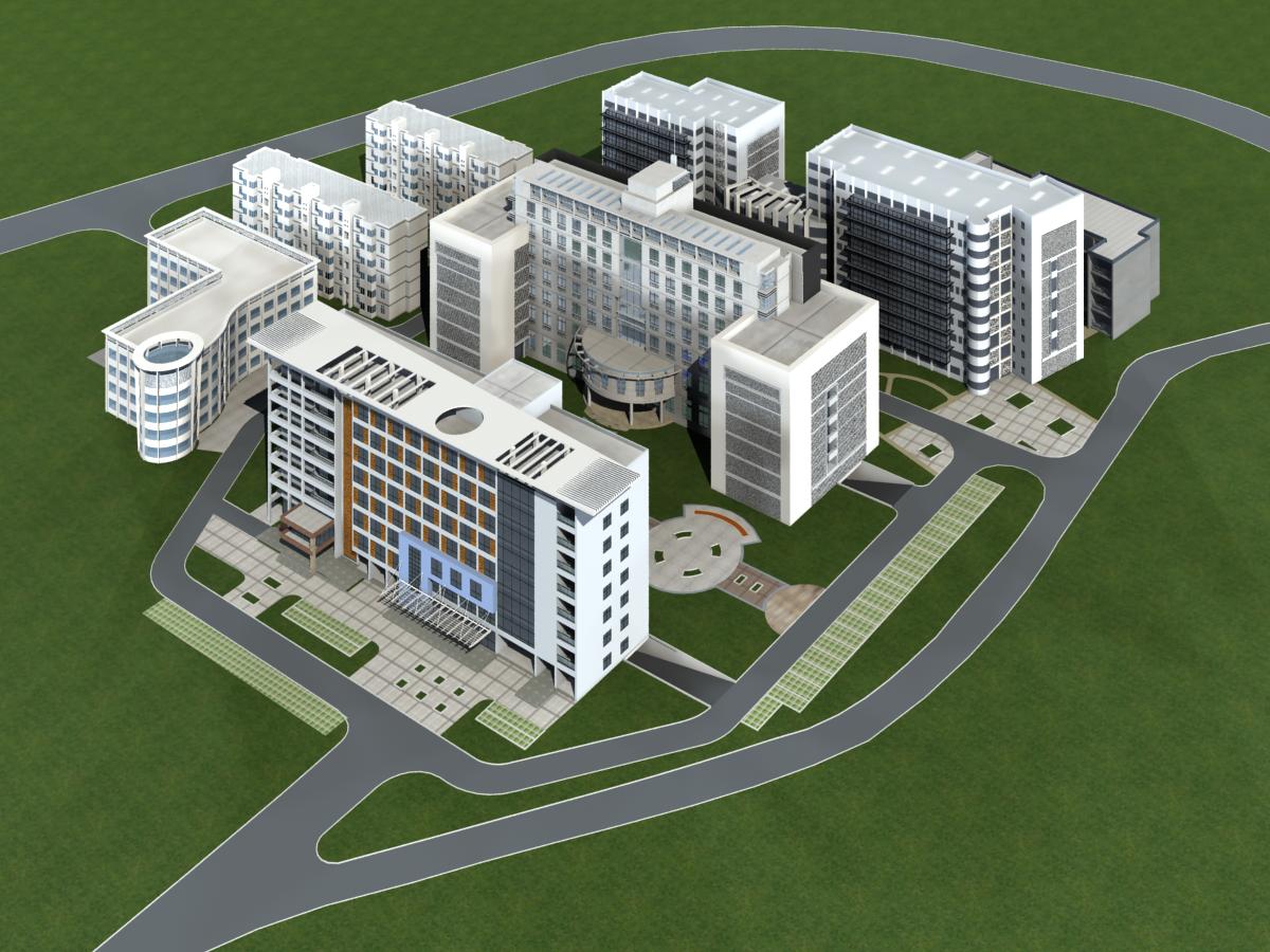 architecture 350 3d model 3ds max 144423