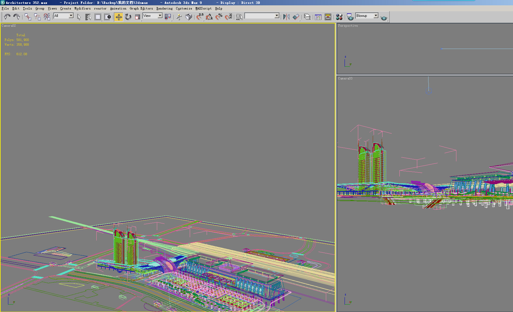 architecture 352 3d model 3ds max 144427