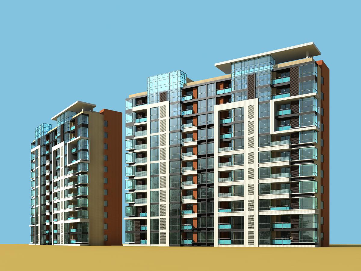 architecture 414 3d model max 144836