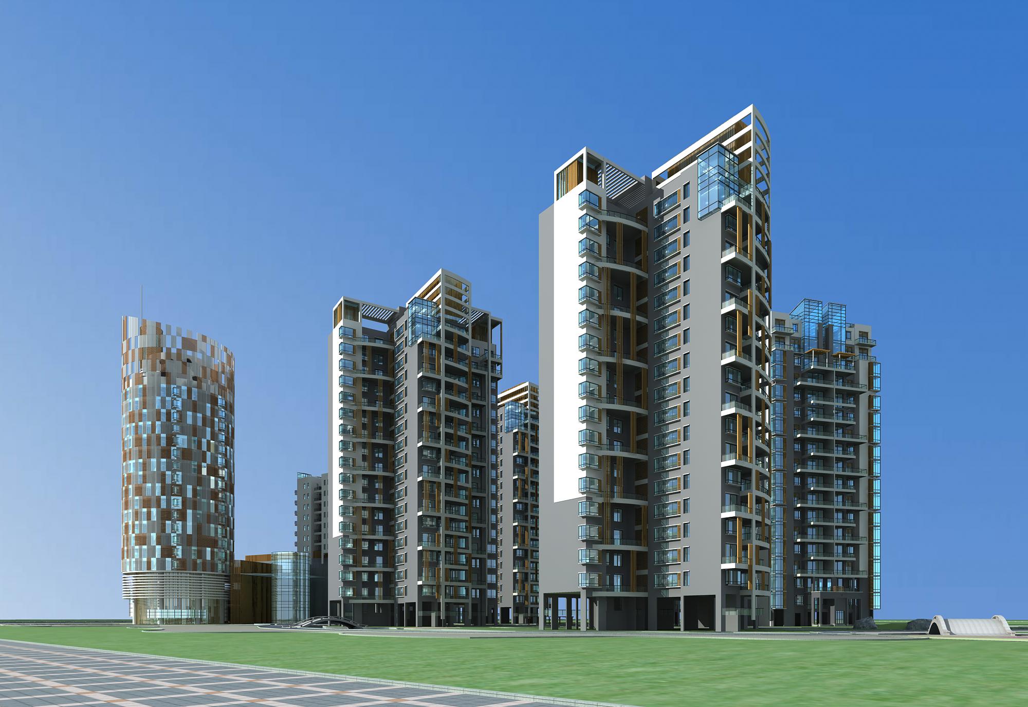 architecture 456 3d model 3ds max 145097