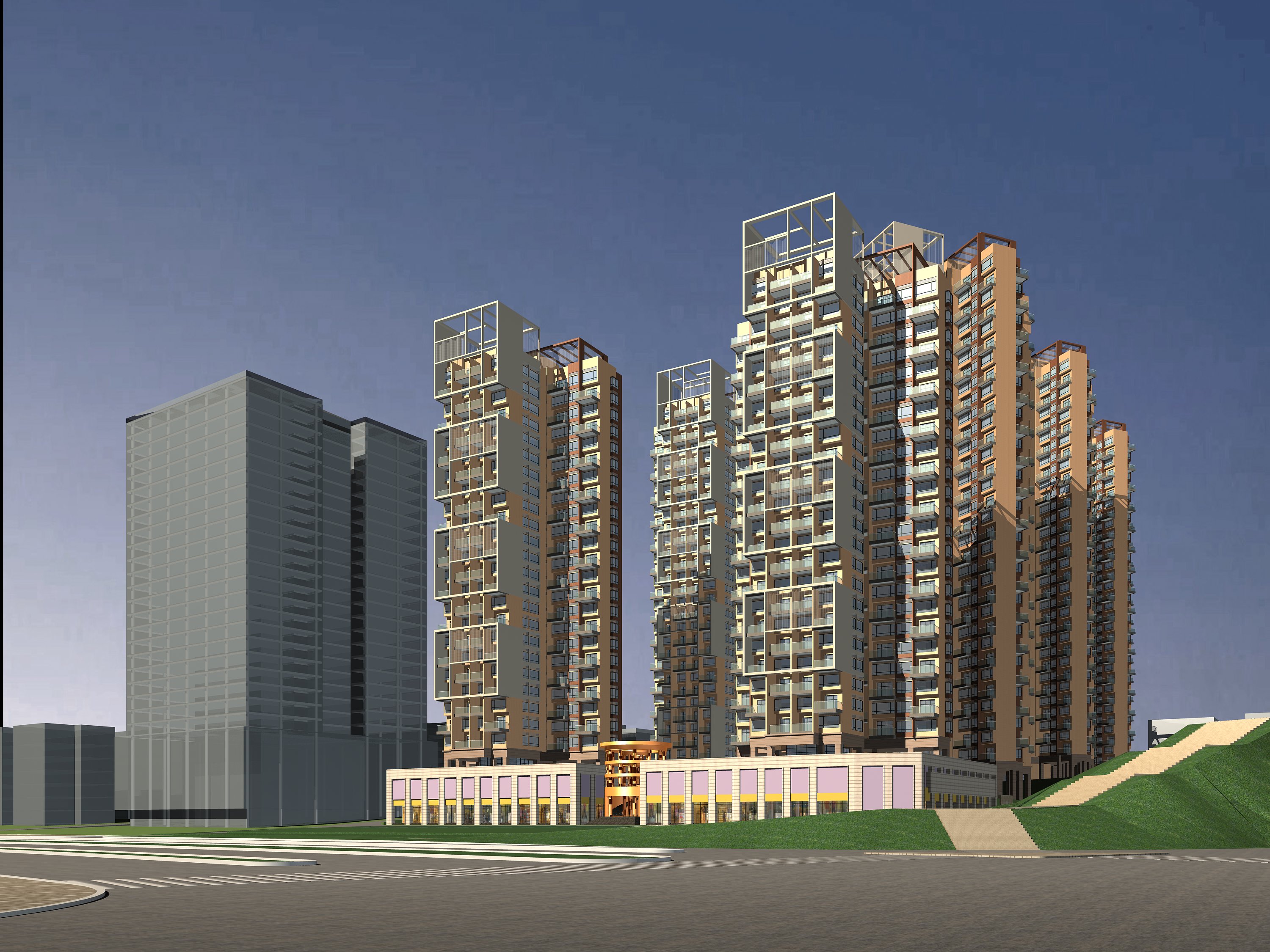 architecture 464 3d model 3ds max 145114