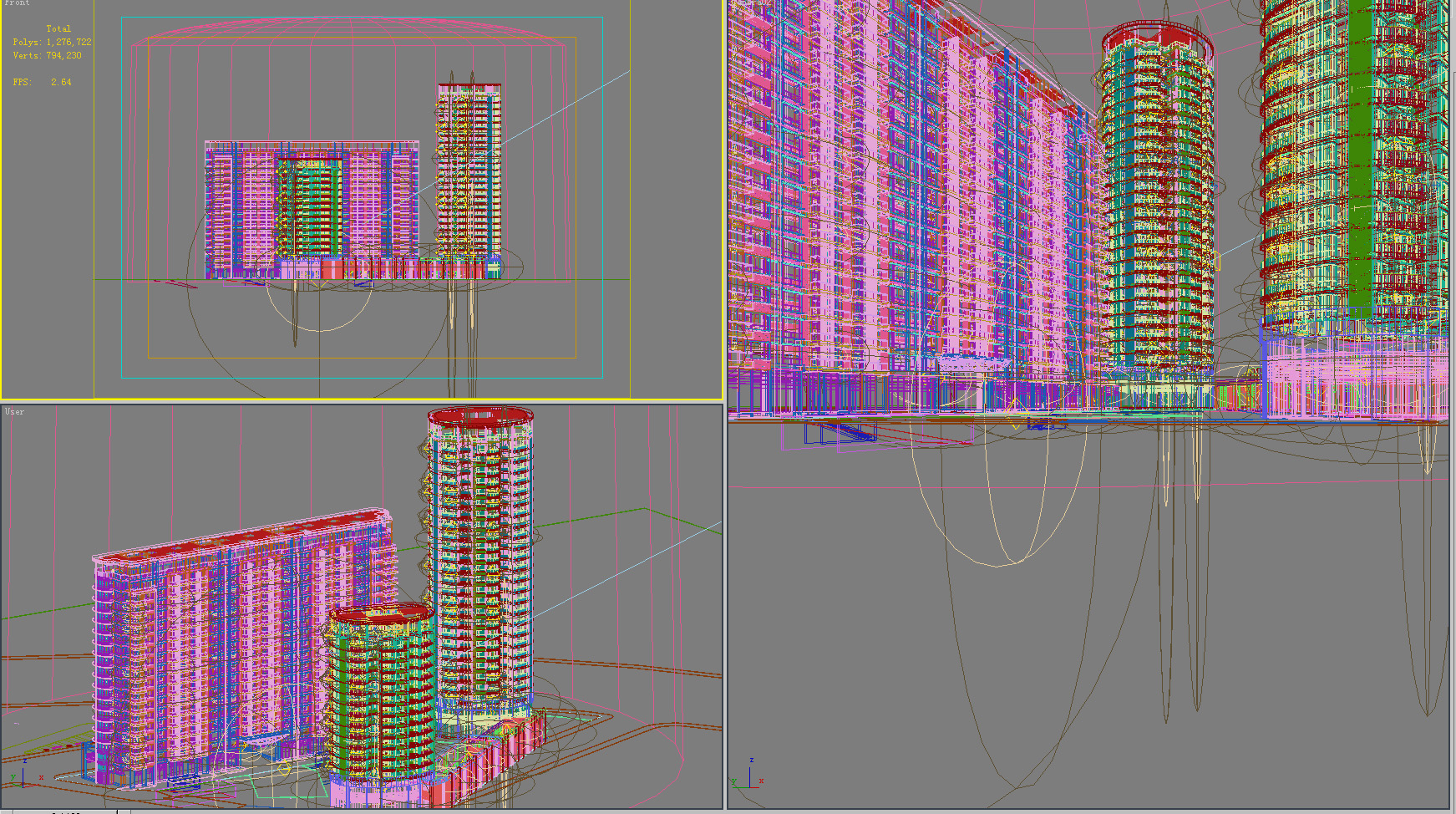 architecture 475 3d model 3ds max 145439