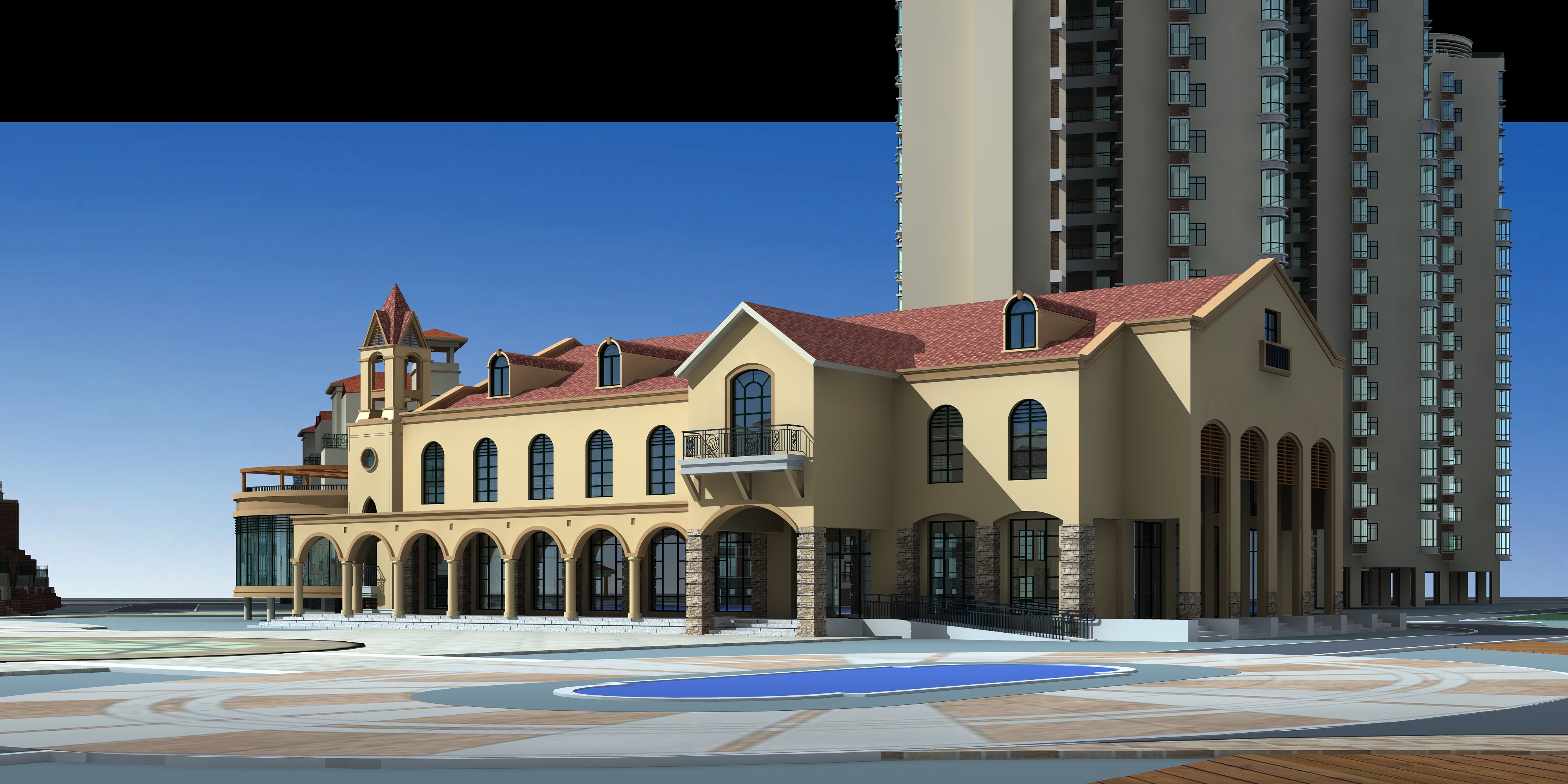 architecture 530 3d model max 146047
