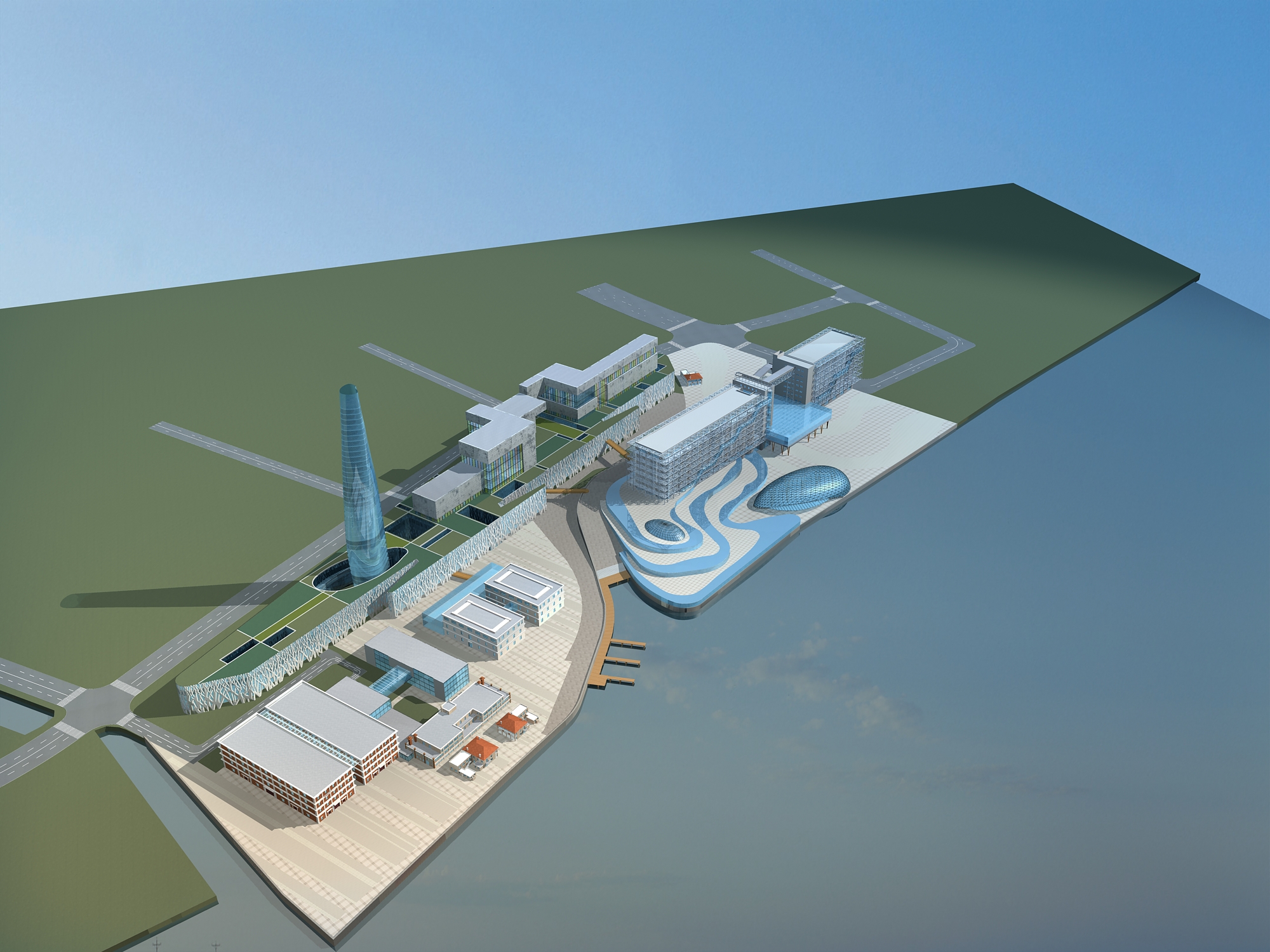 architecture 546 3d model 3ds max 146050