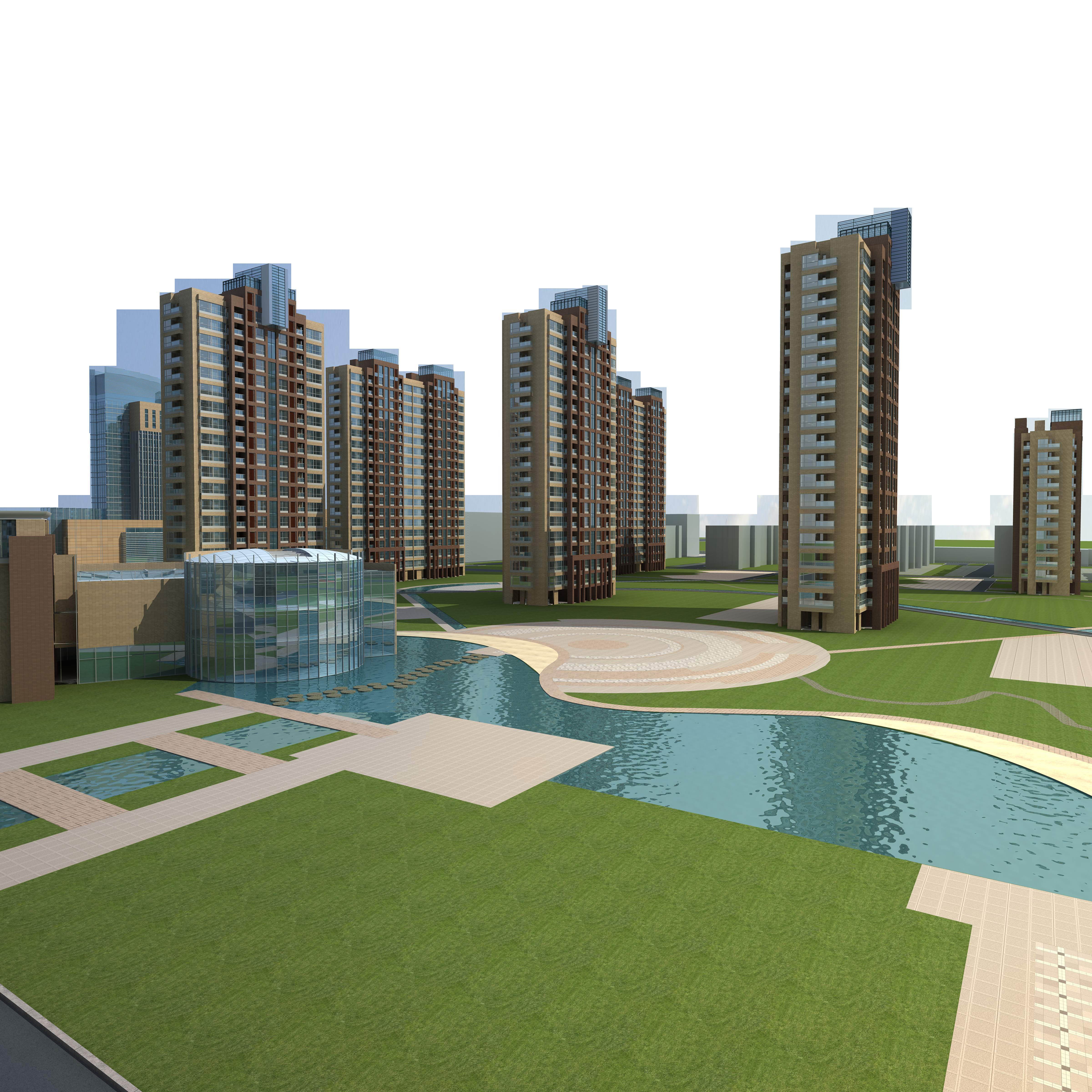 architecture 585 3d model 3ds max 146235