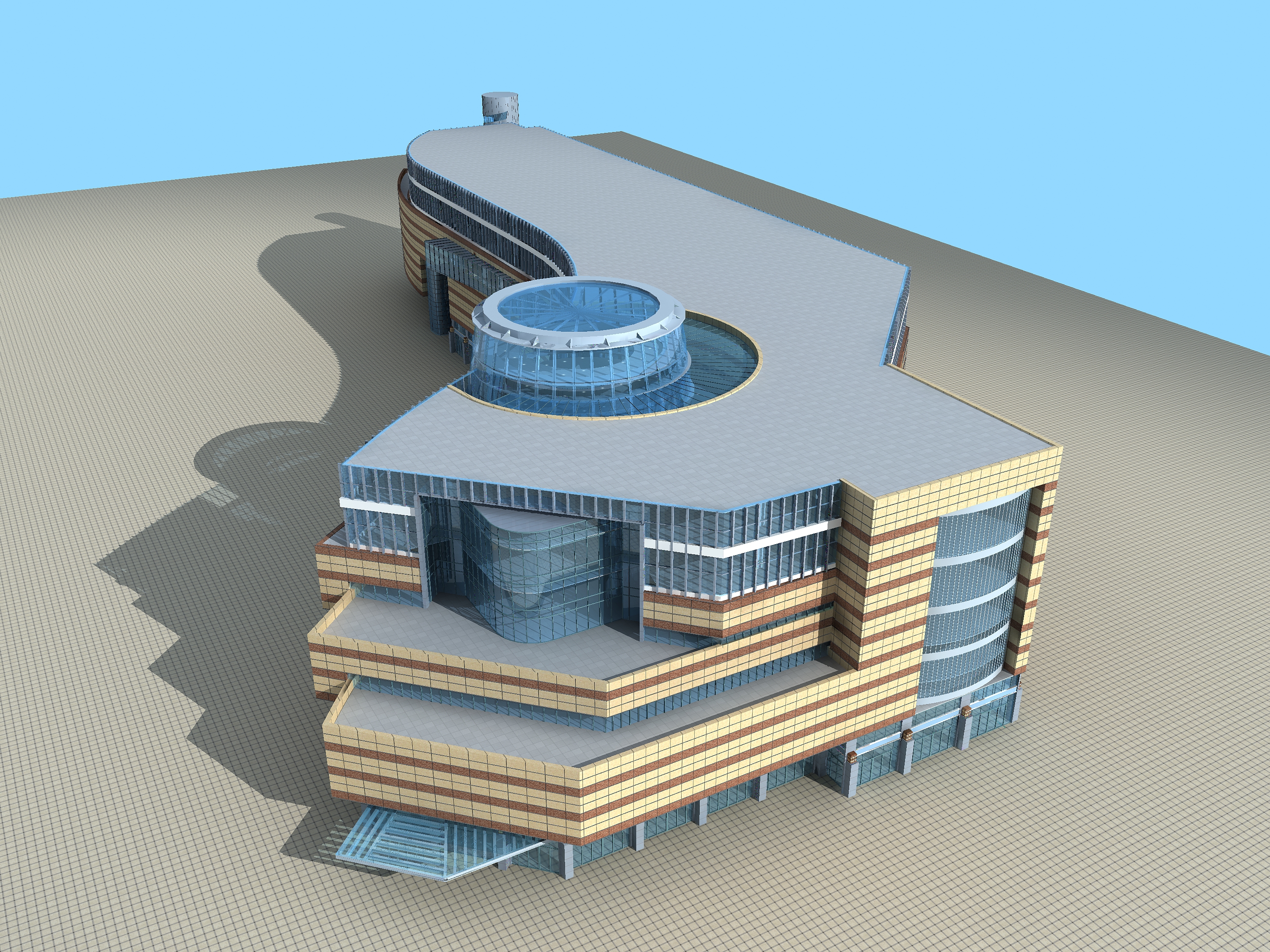 architecture 586 3d model 3ds max 146237