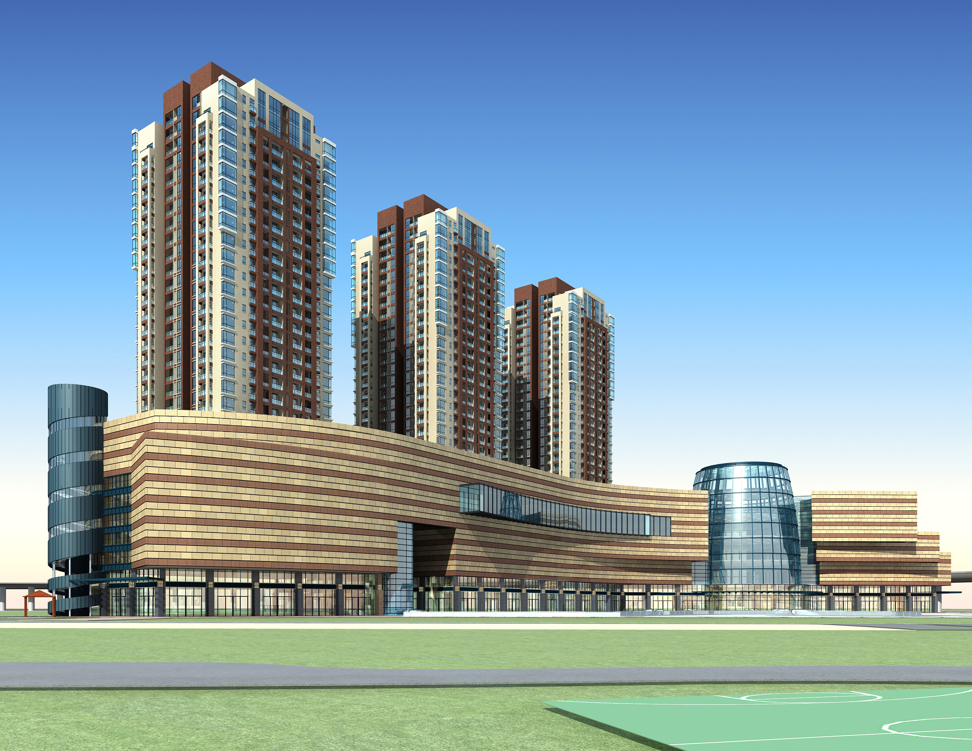 architecture 597 3d model 3ds max 146272