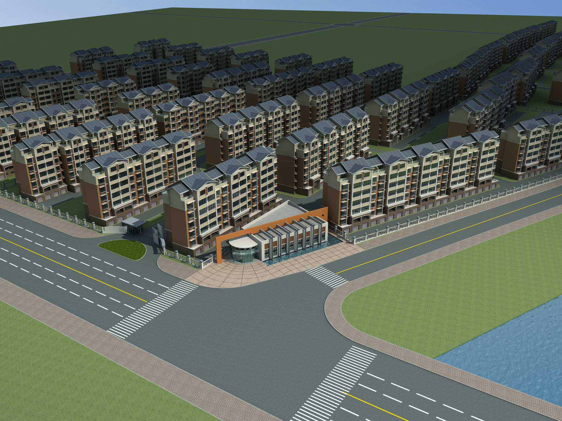 architecture 600 3d model 3ds max 146331