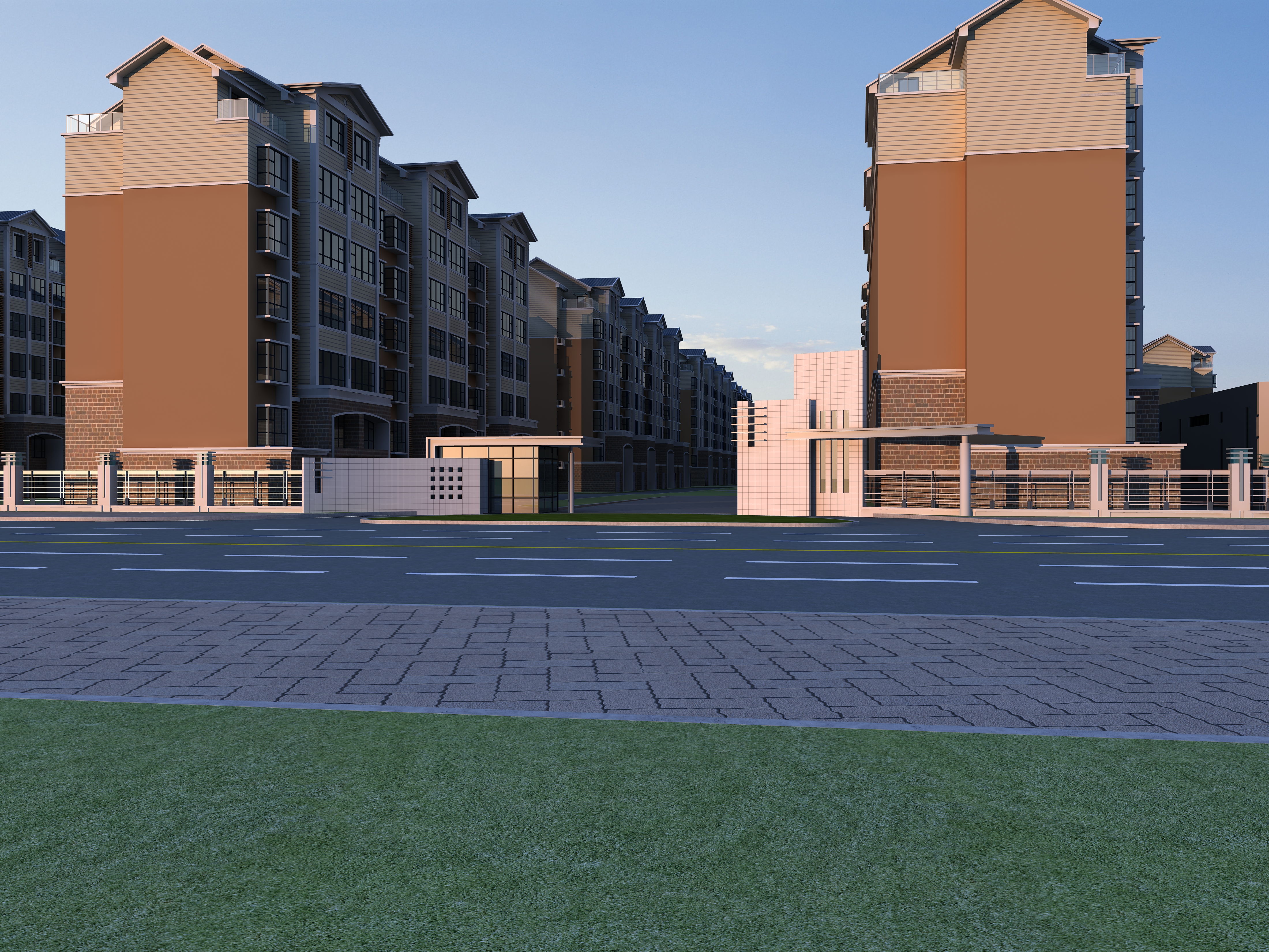 architecture 600 3d model 3ds max 146332