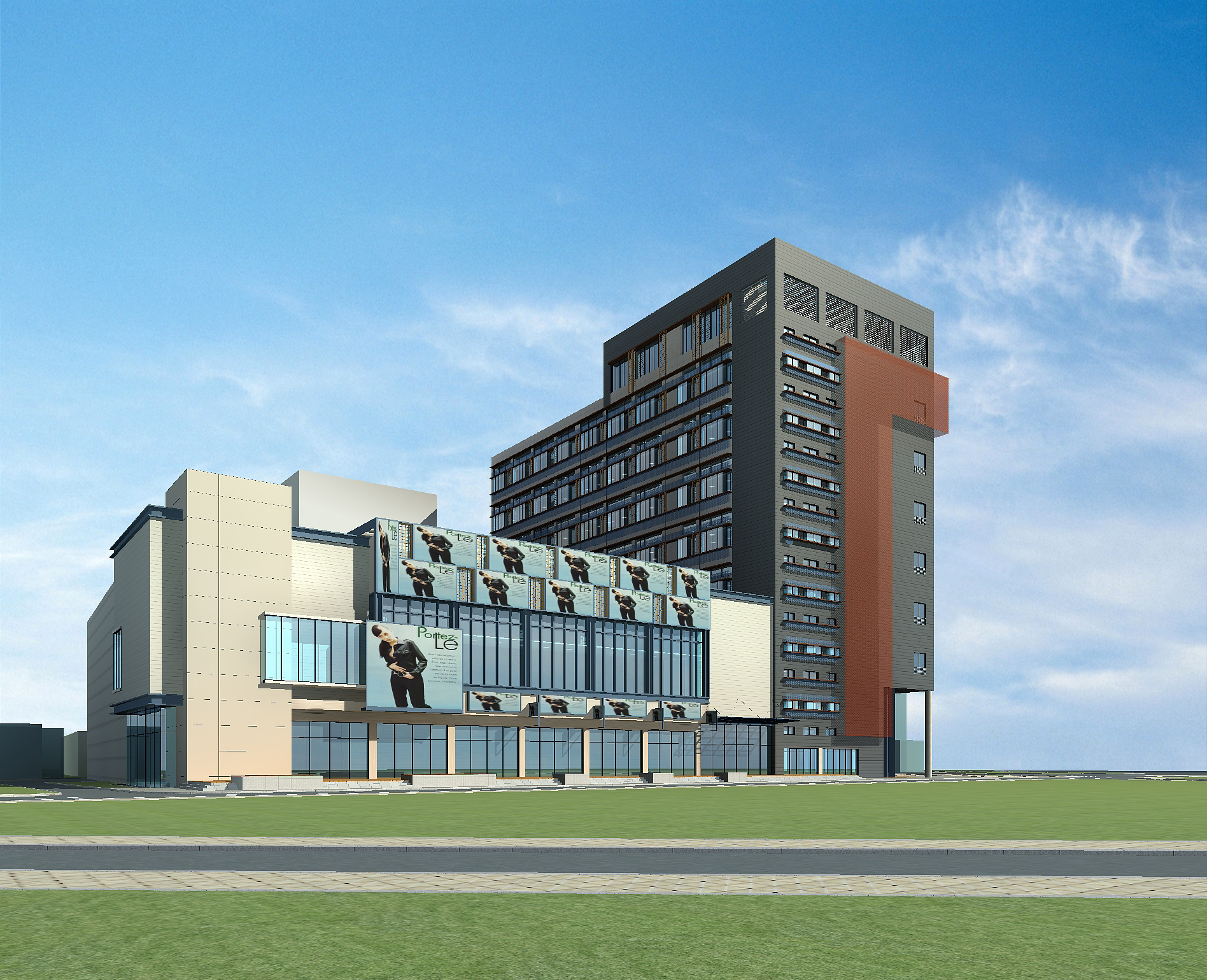 architecture 625 3d model 3ds max 146550
