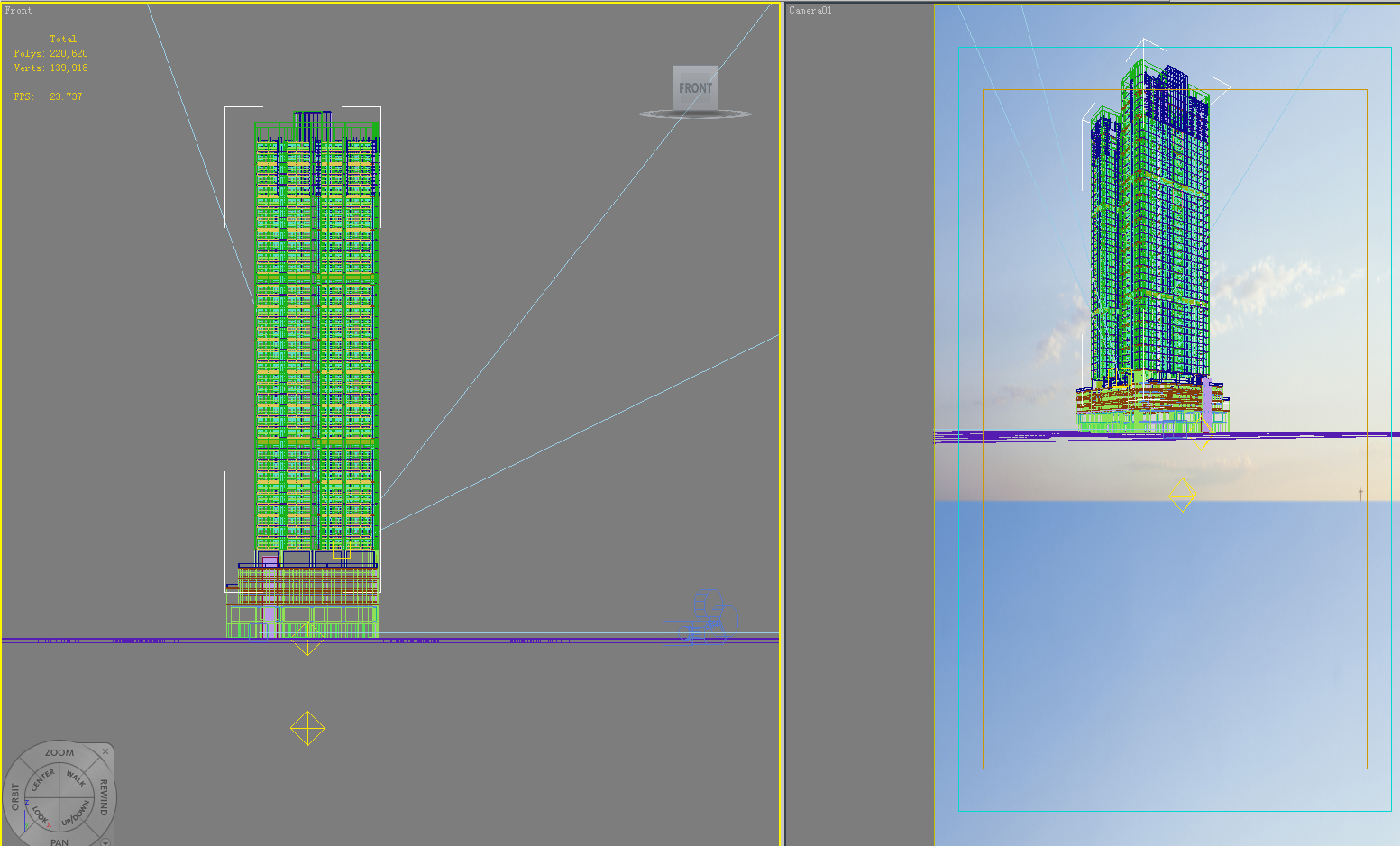 Architecture 640 3D Model - FlatPyramid