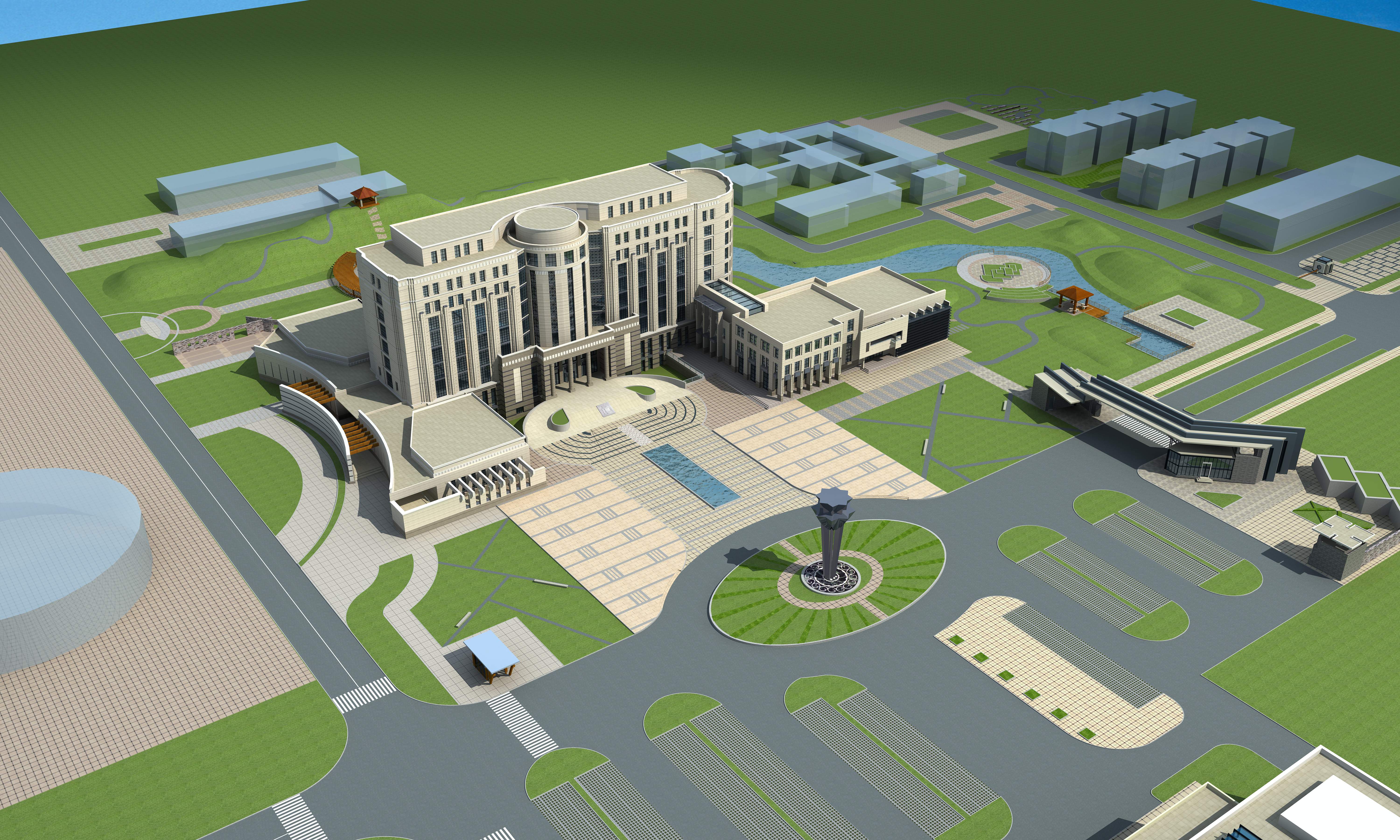 architecture 643 3d model 3ds max 146622