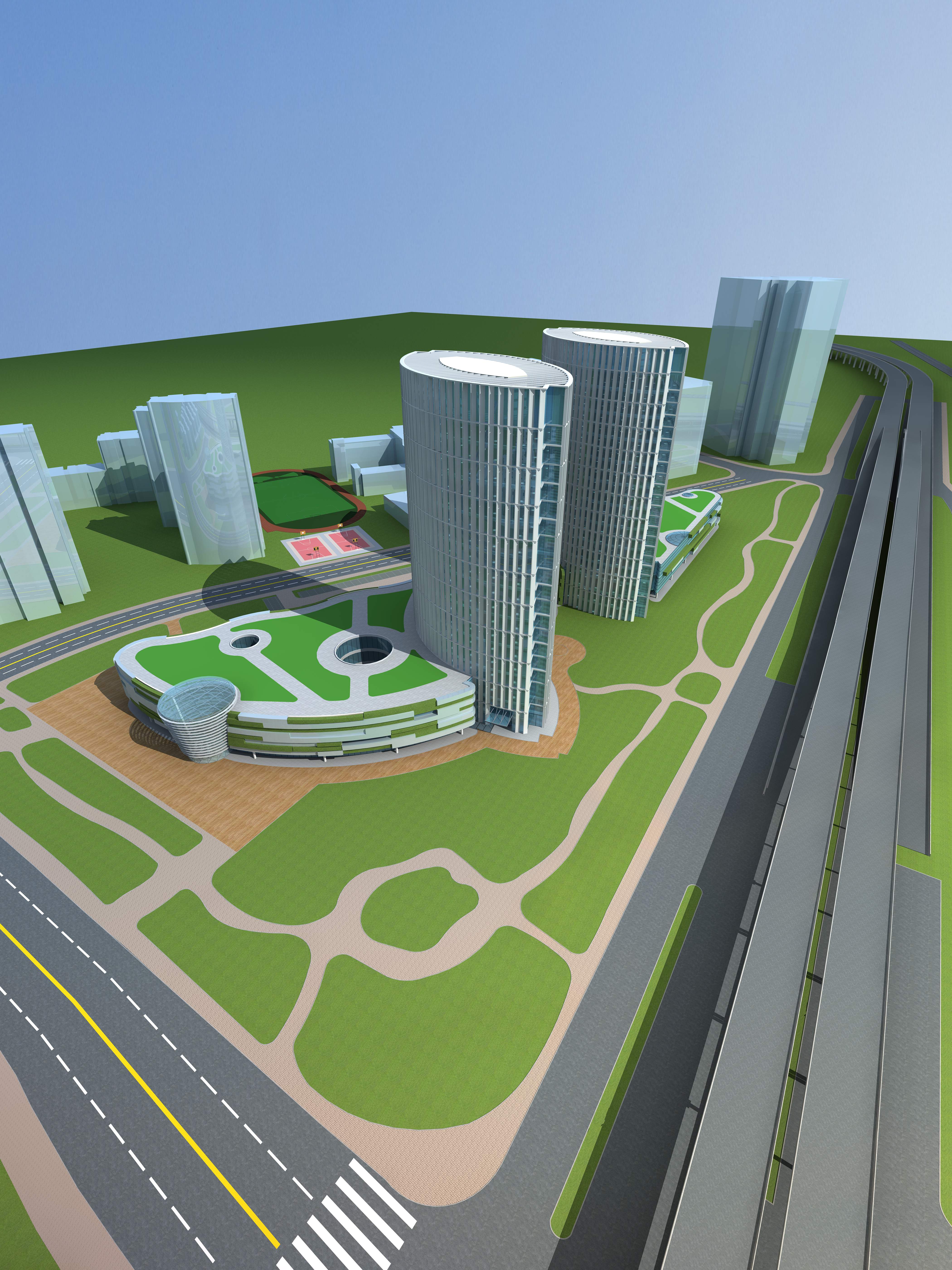 architecture 666 3d model 3ds max 146696
