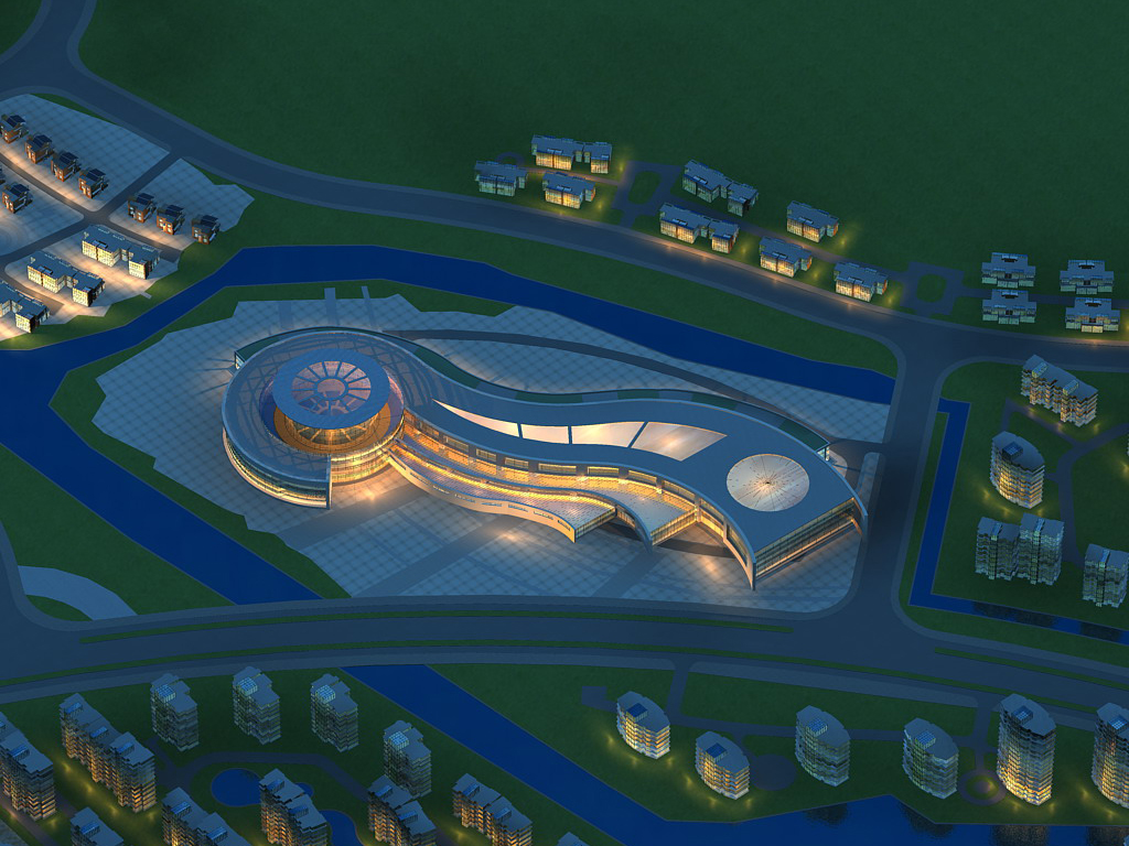 architecture 714 3d model max 146011