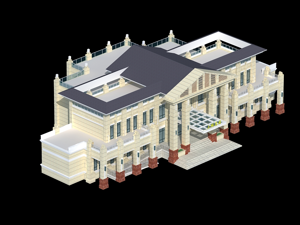 architecture 716 3d model max 146286